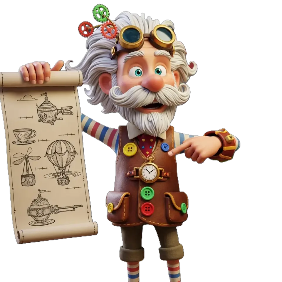 Official Time-Traveling Inventors program artwork