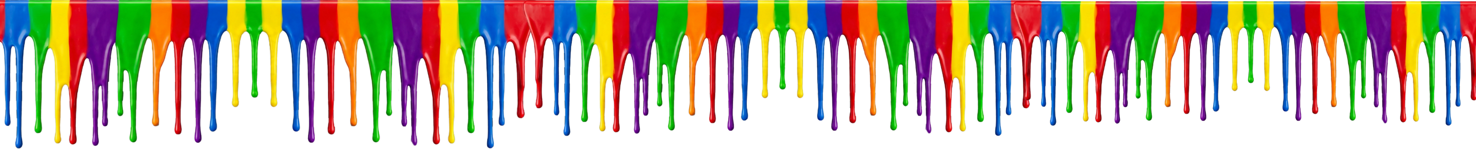 Colorful Crayon Drip